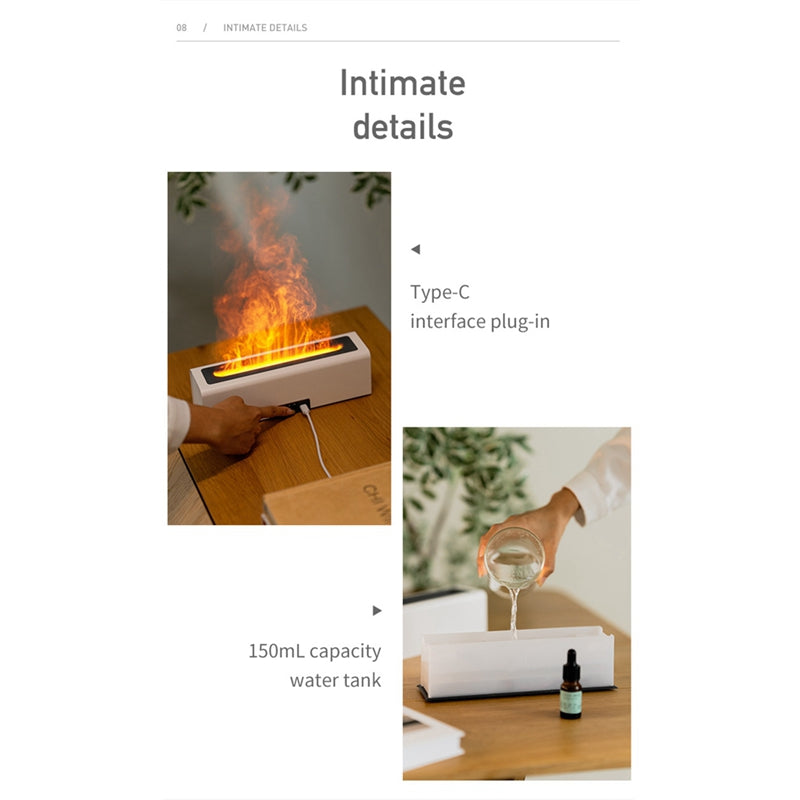 Zenit Glow™ – 7-Color Flame Aroma Diffuser