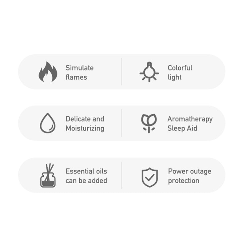 Zenit Glow™ – 7-Color Flame Aroma Diffuser
