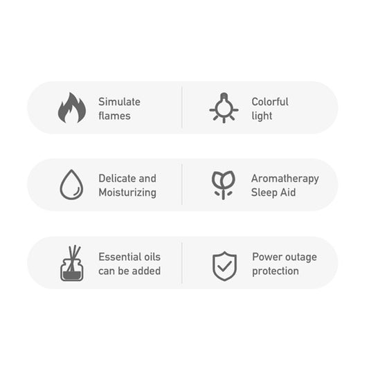 Zenit Glow™ – 7-Color Flame Aroma Diffuser